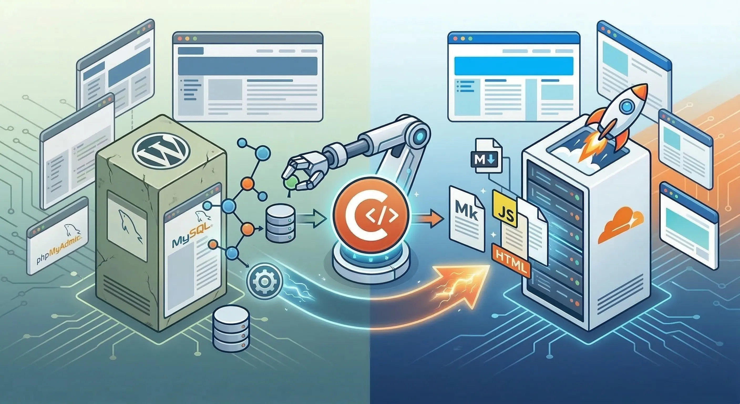 WordPressからCloudflare Pagesへ。Claude Codeと2日で完了した移行記録